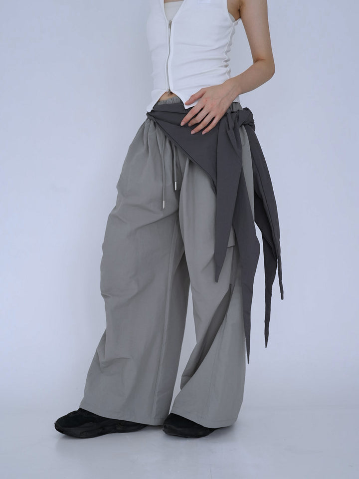 ultra wide drawstring pants