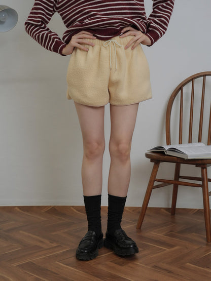 fleece short pants