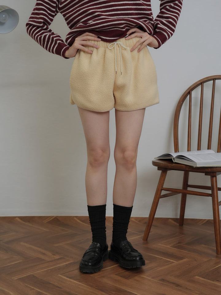 fleece short pants【 1/15 発売 】