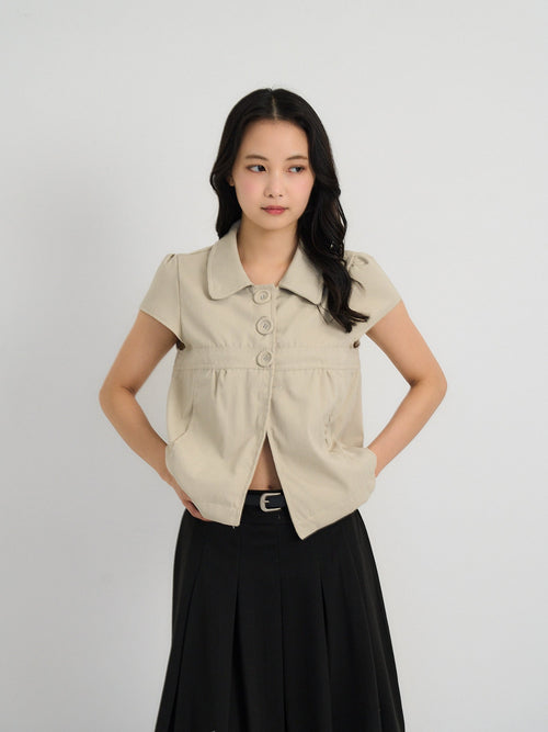 button blouse top