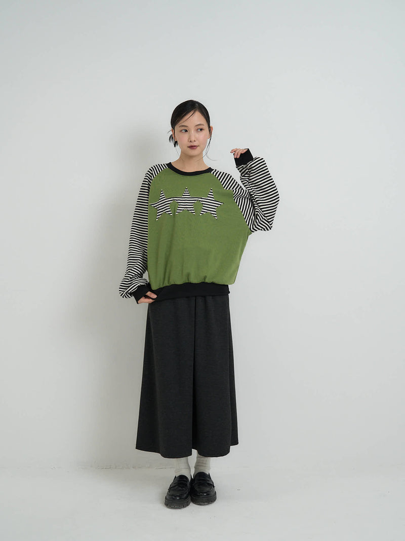 star patch border sweat