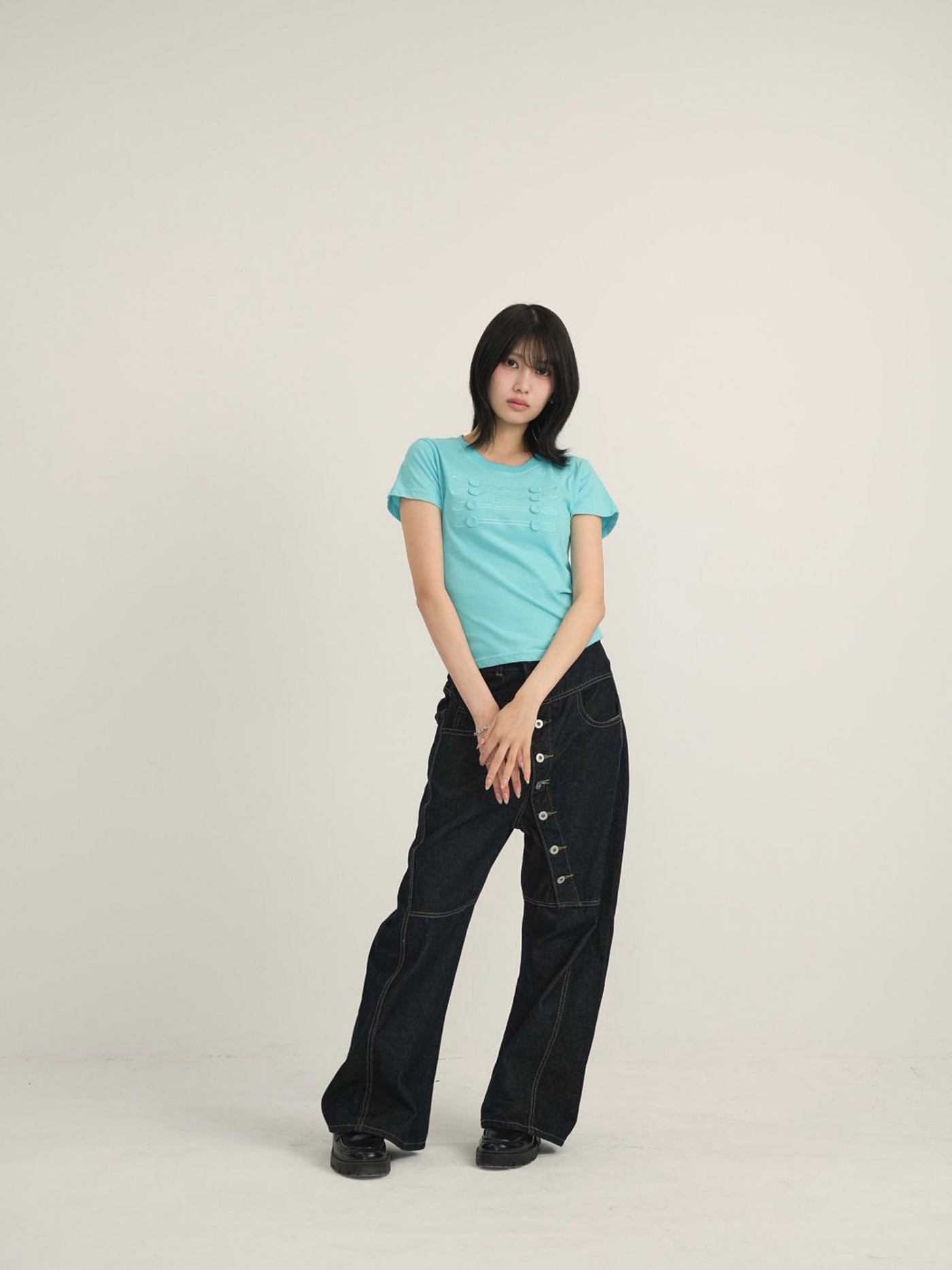 military button tee