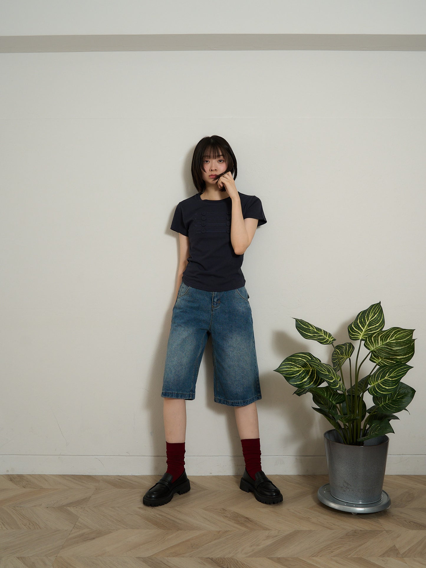 military button tee
