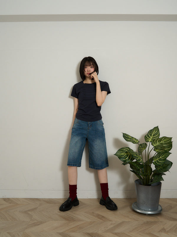 military button tee