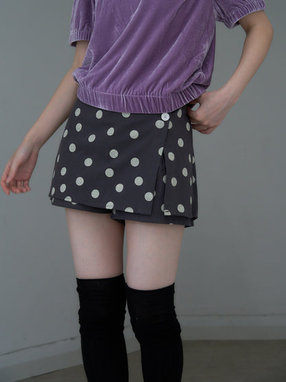 dot print culotte