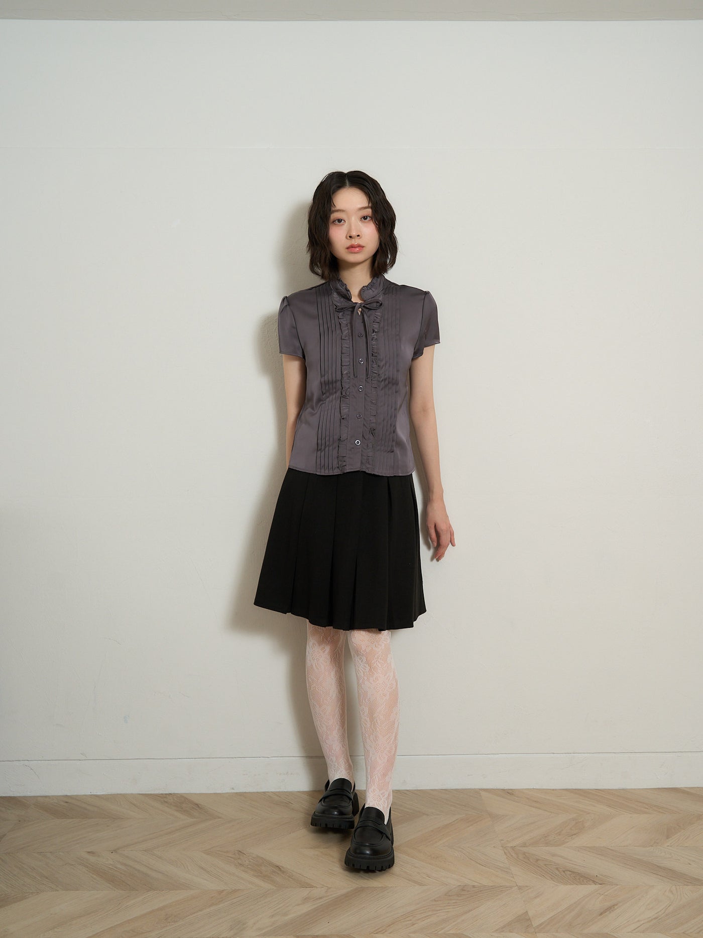 vintage frill  blouse