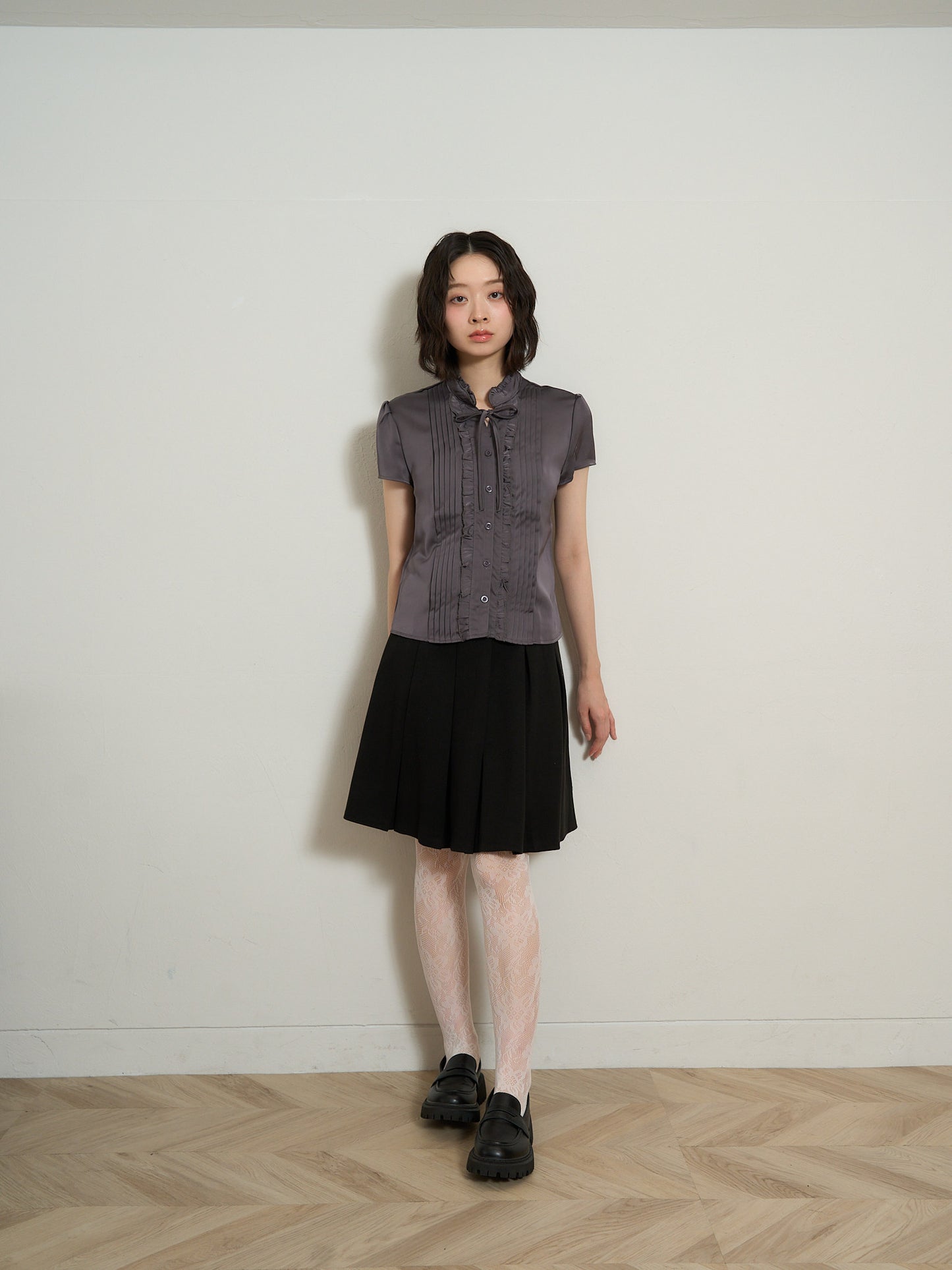 vintage frill  blouse