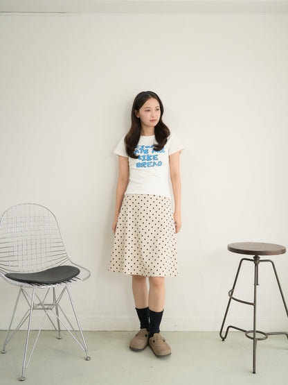logo crop tee