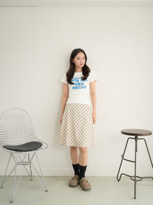 logo crop tee