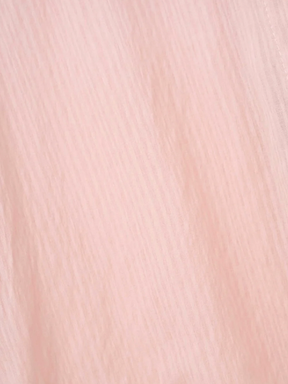 crinkle ribbon long sleeve shirt