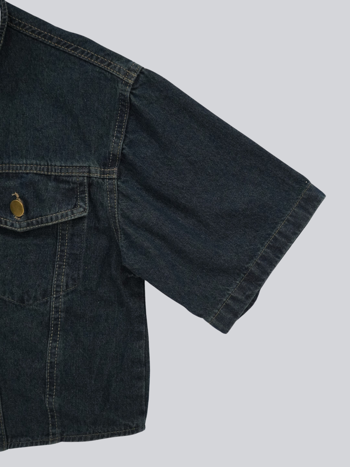 denim short jacket