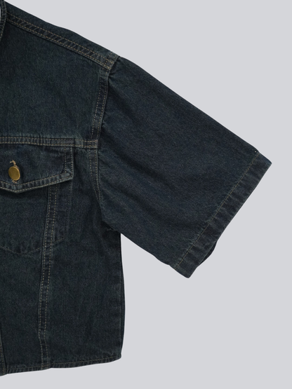 denim short jacket