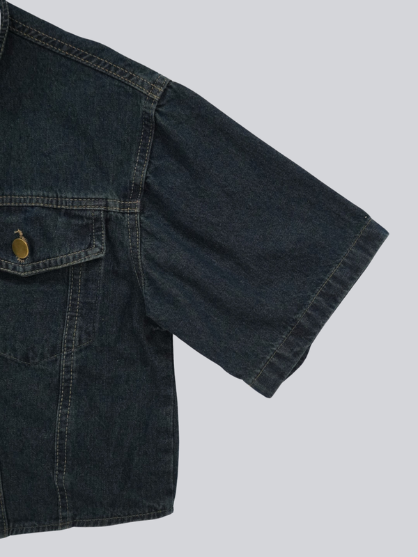 denim short jacket