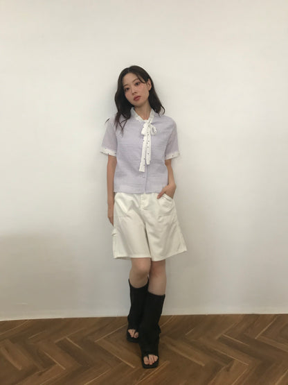 stripe dot shirt