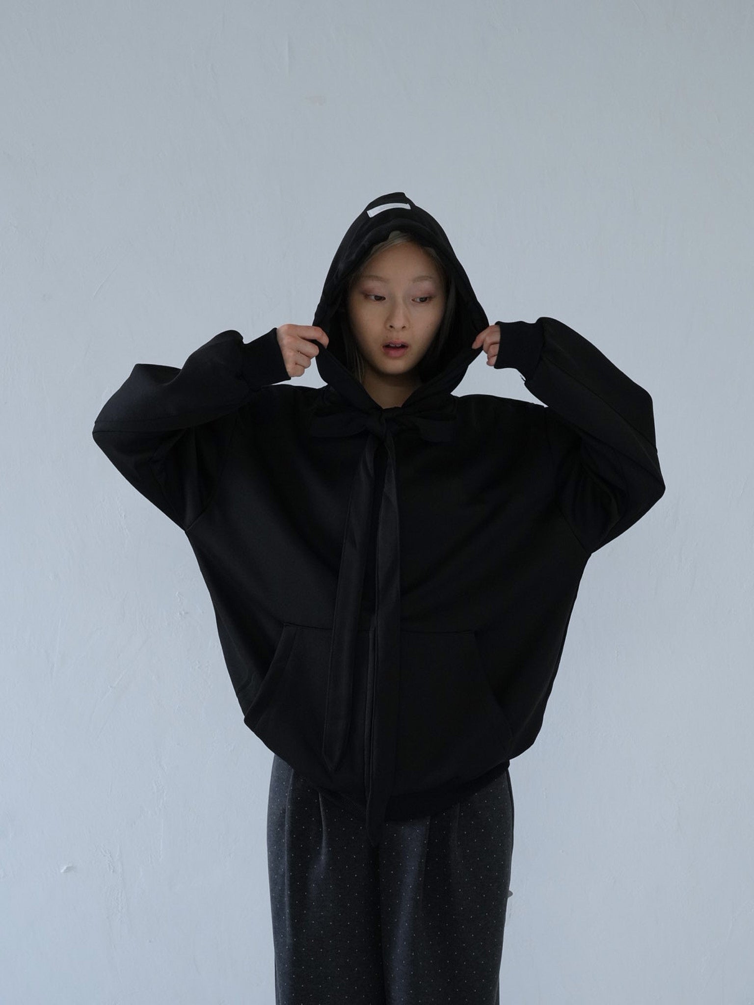ribbon zip-up hoodie – Uenui