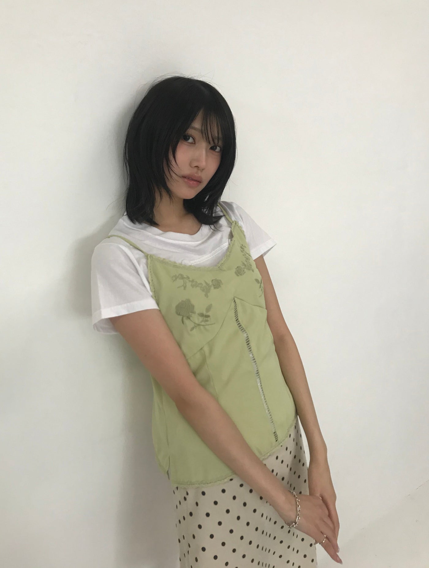 embroidery cami top