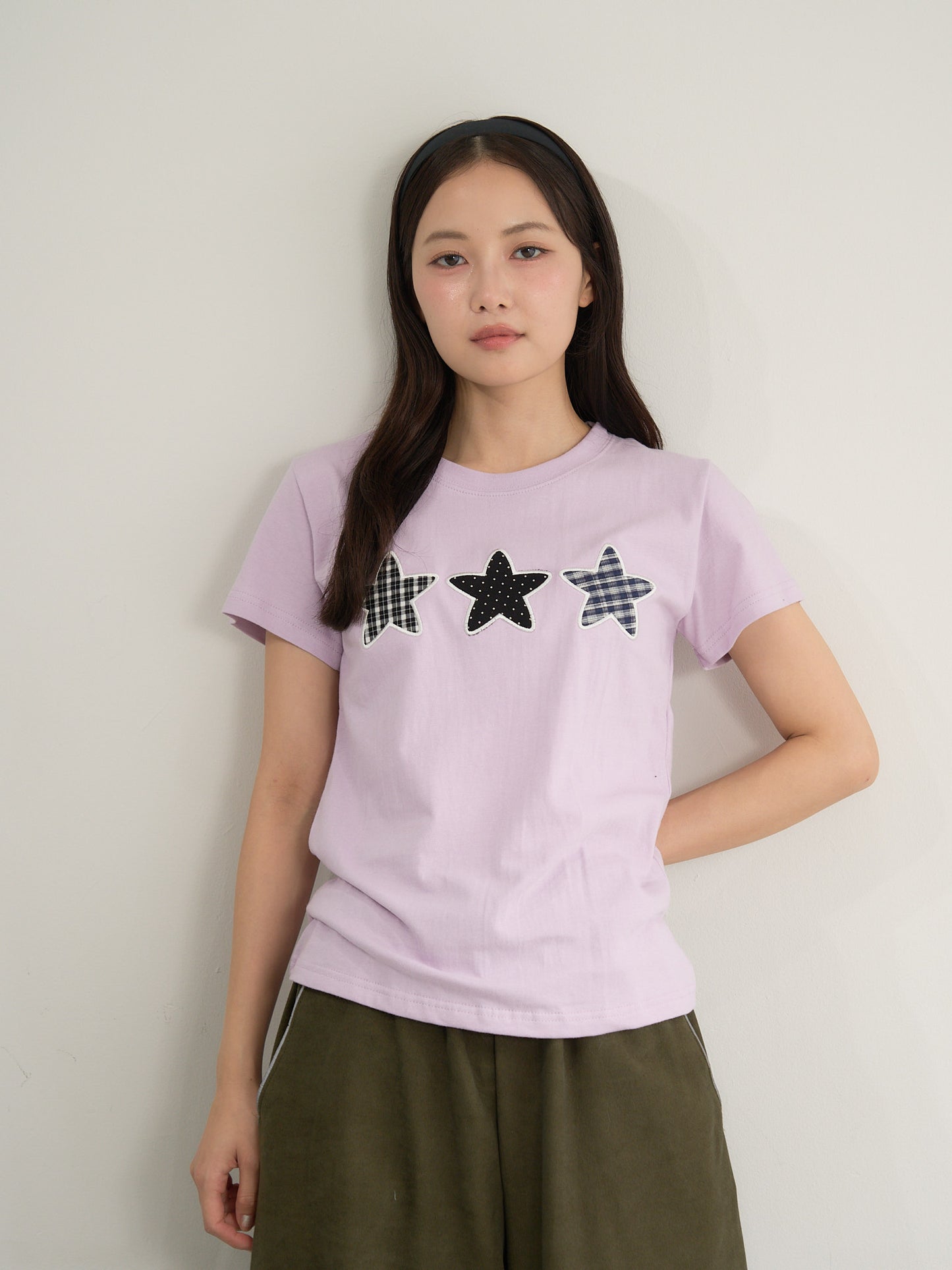 star patch tee