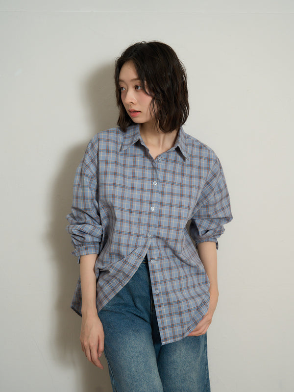check shirt set