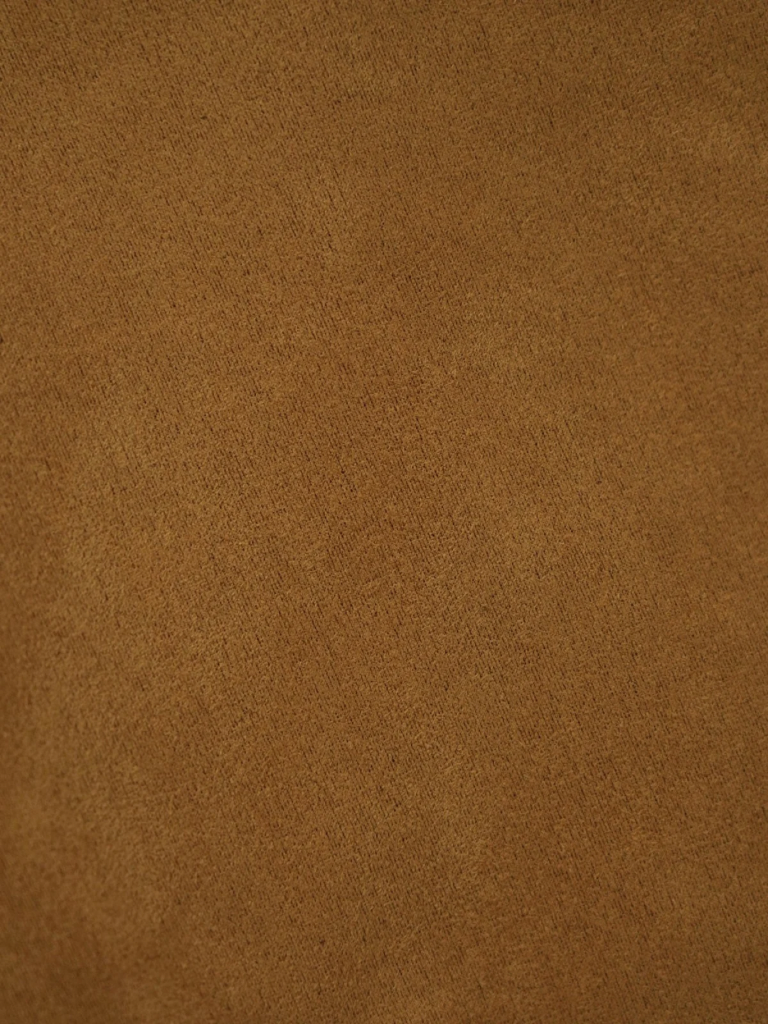 collarless suede jacket