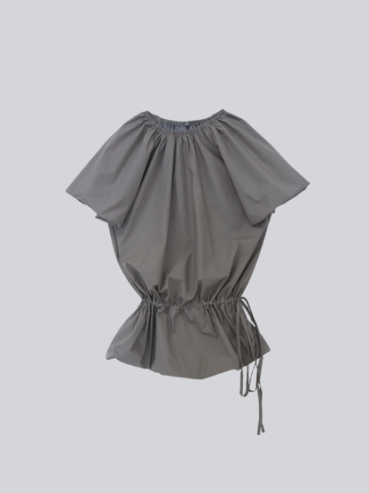 drawstring mini dress