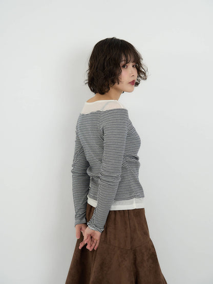 border long sleeve top