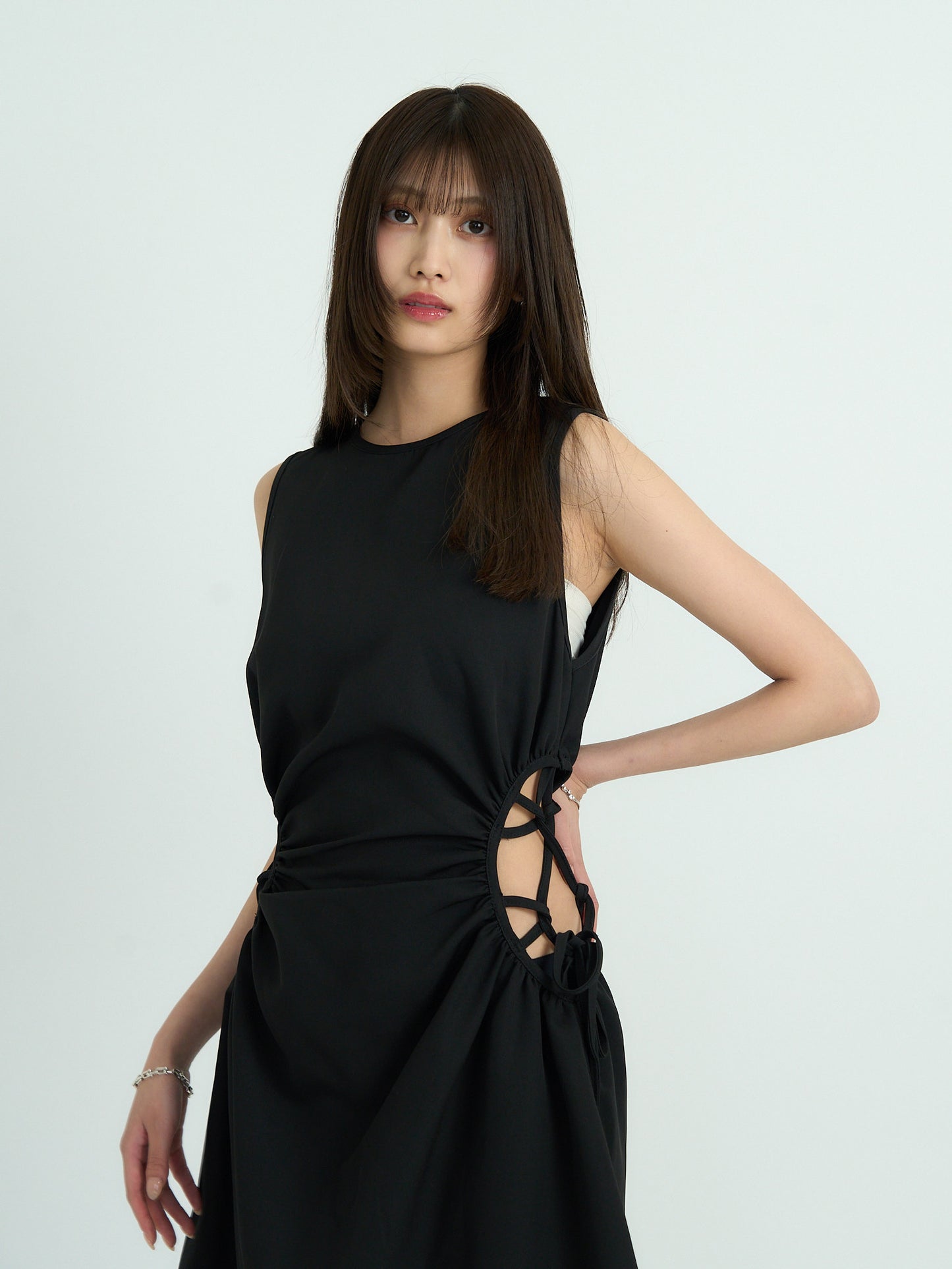 waist side hole one piece