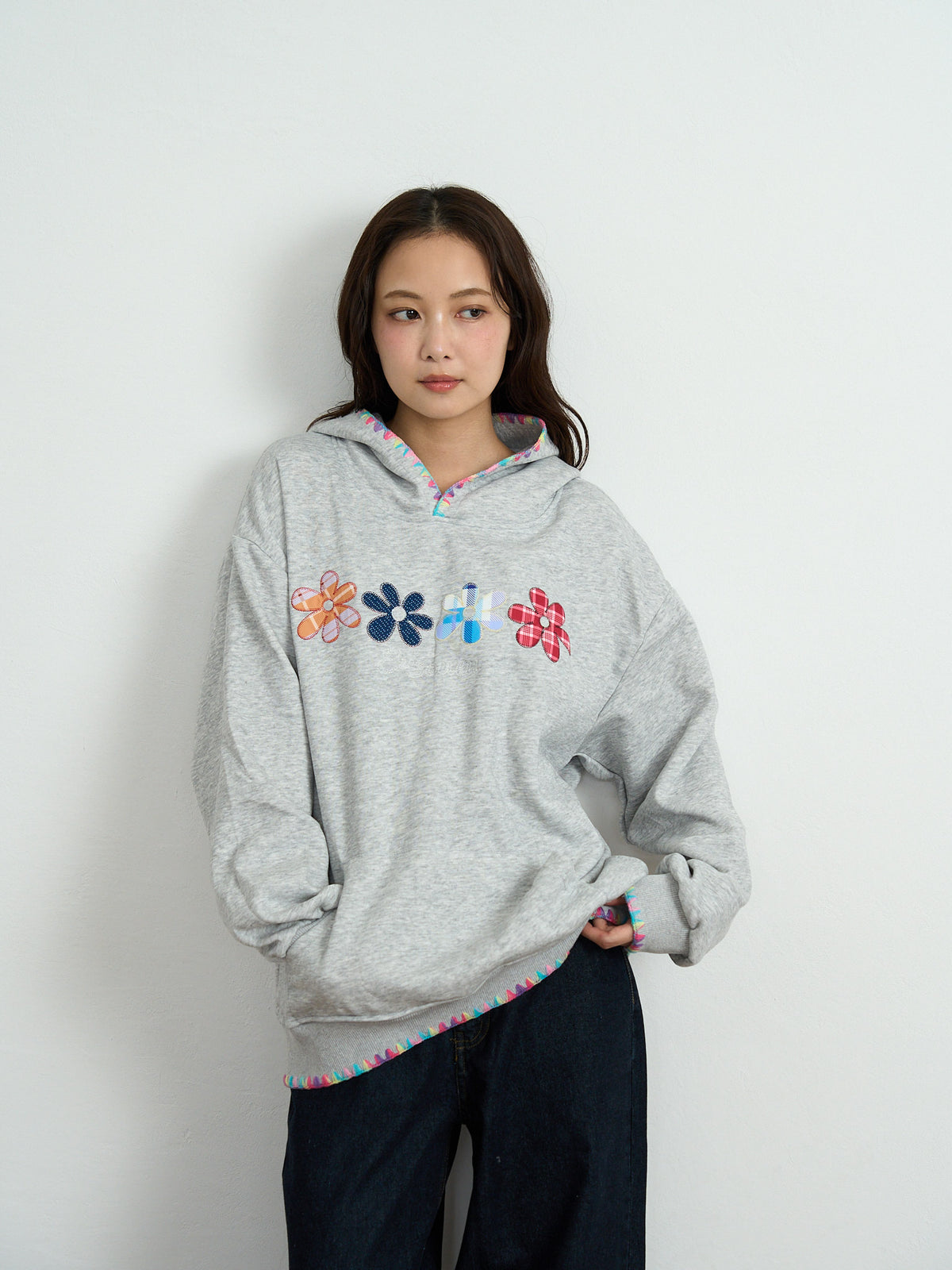 flower patch hoodie
