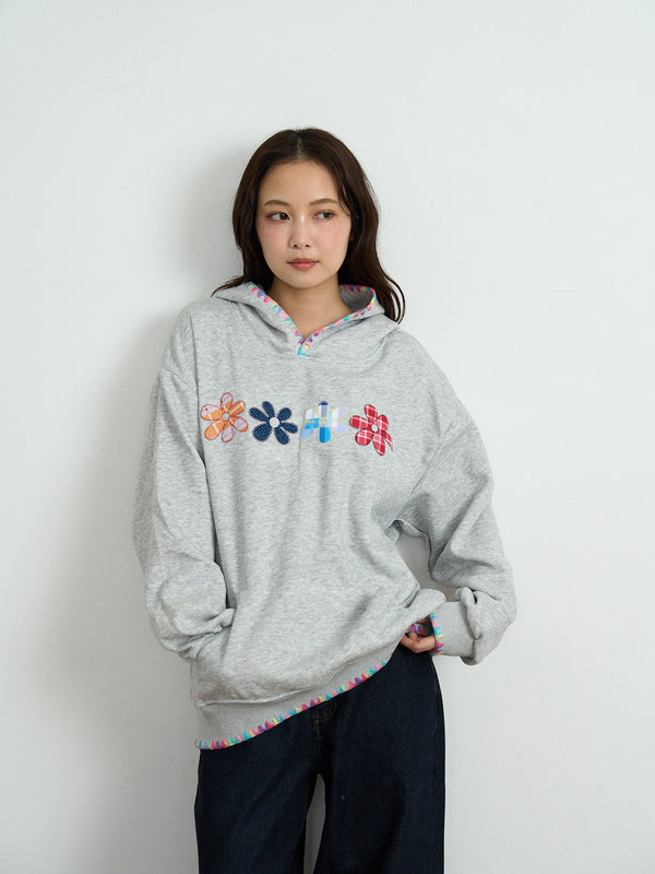 flower patch hoodie