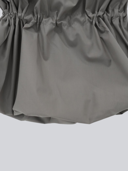 drawstring mini dress