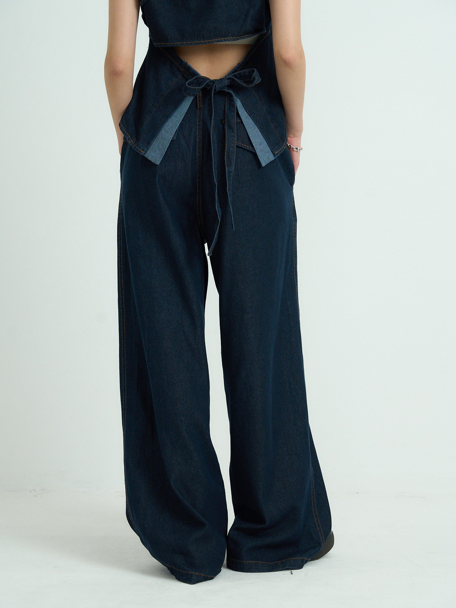 highwaist wide denim pants｜ハイウエストデニムパンツ｜uenui – Uenui