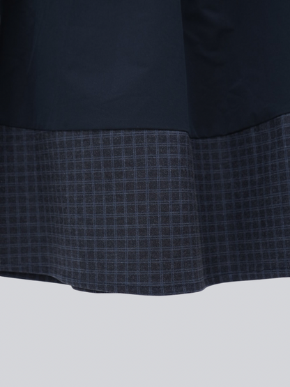 check vest & skirt set