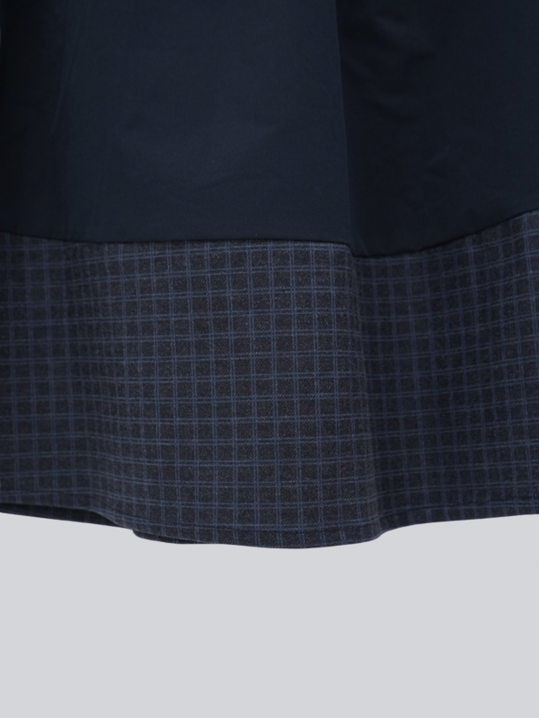check vest & skirt set