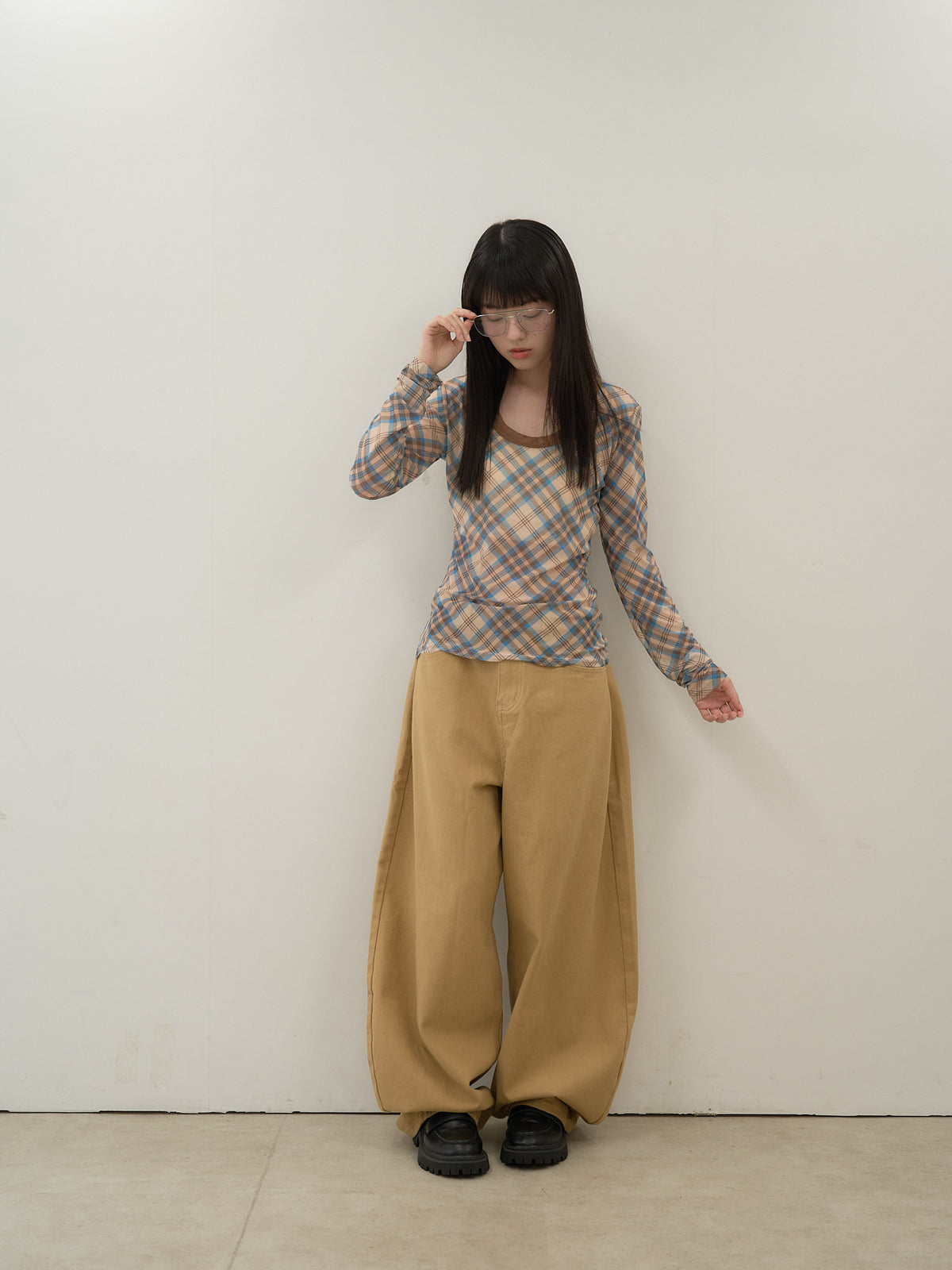 wide color pants
