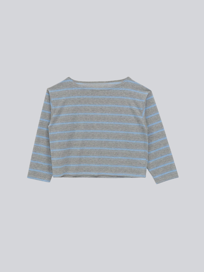 long sleeve border tee