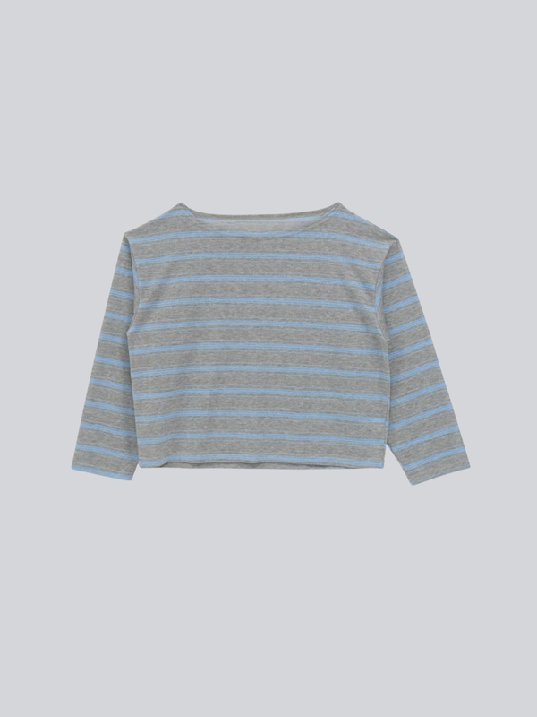 long sleeve border tee