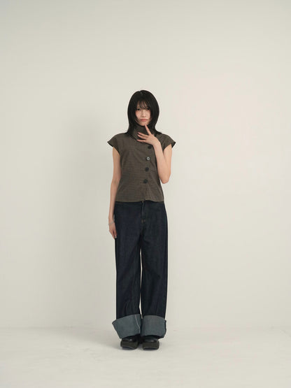 check button short sleeve