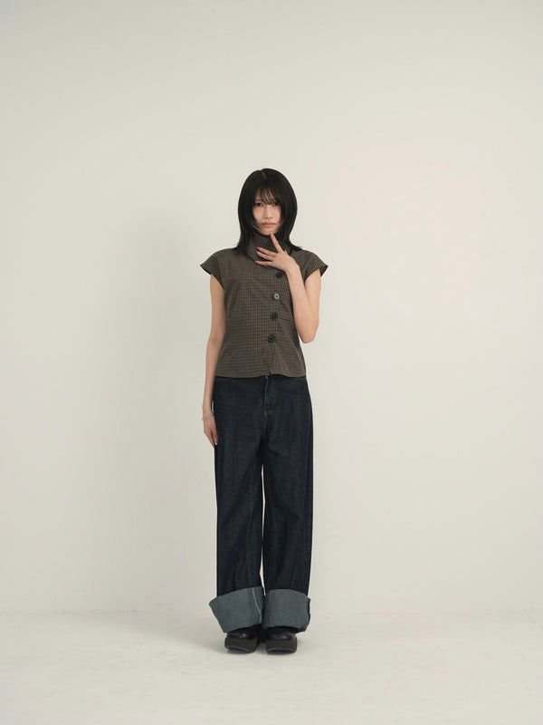 check button short sleeve