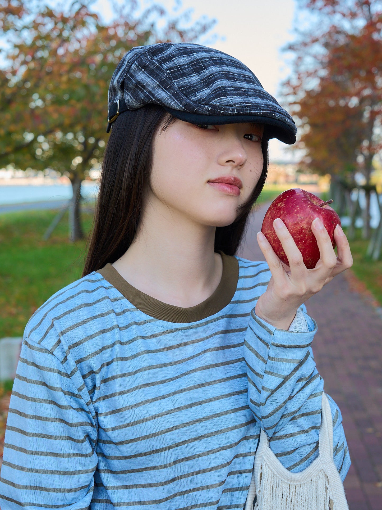 plaid hunting cap