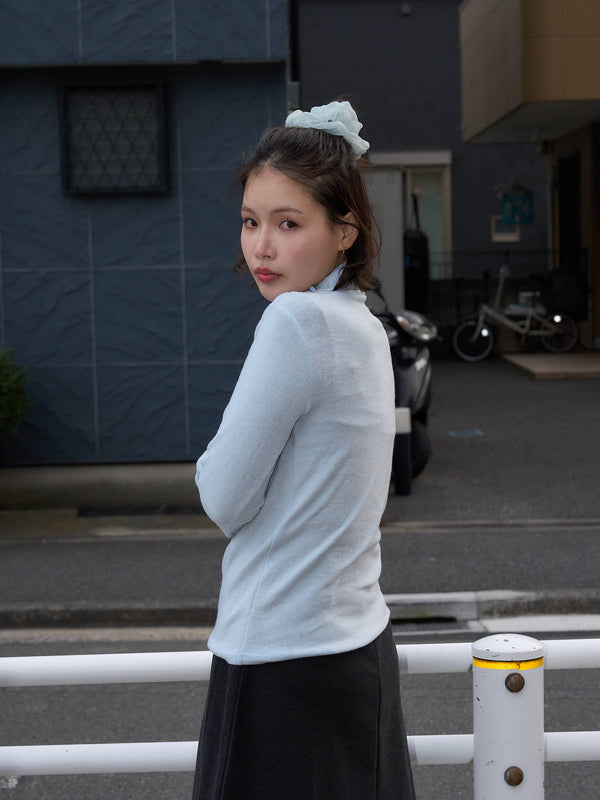 ハイネック インナーニット 大人カジュアル レディース Uenui