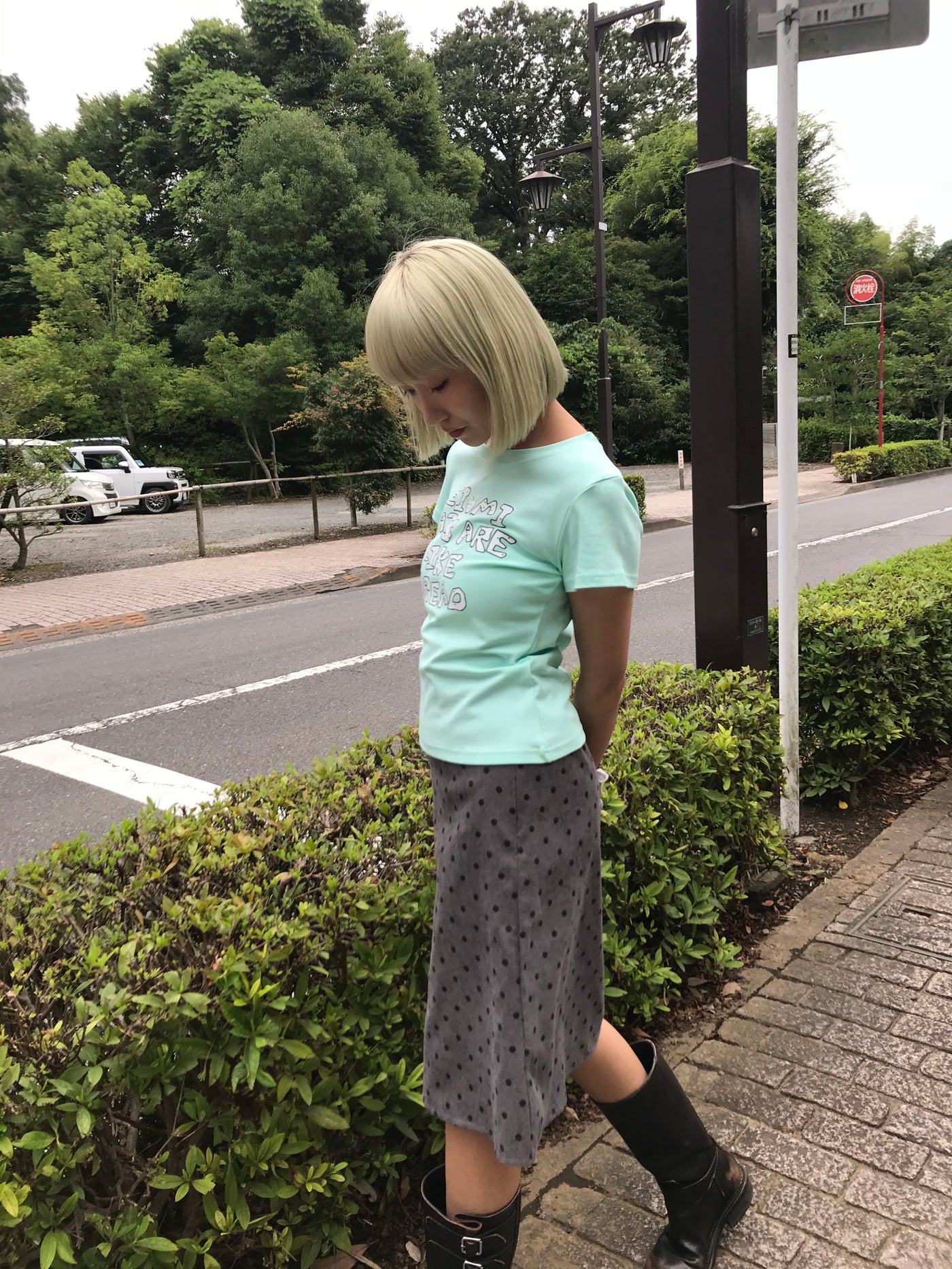 logo crop tee