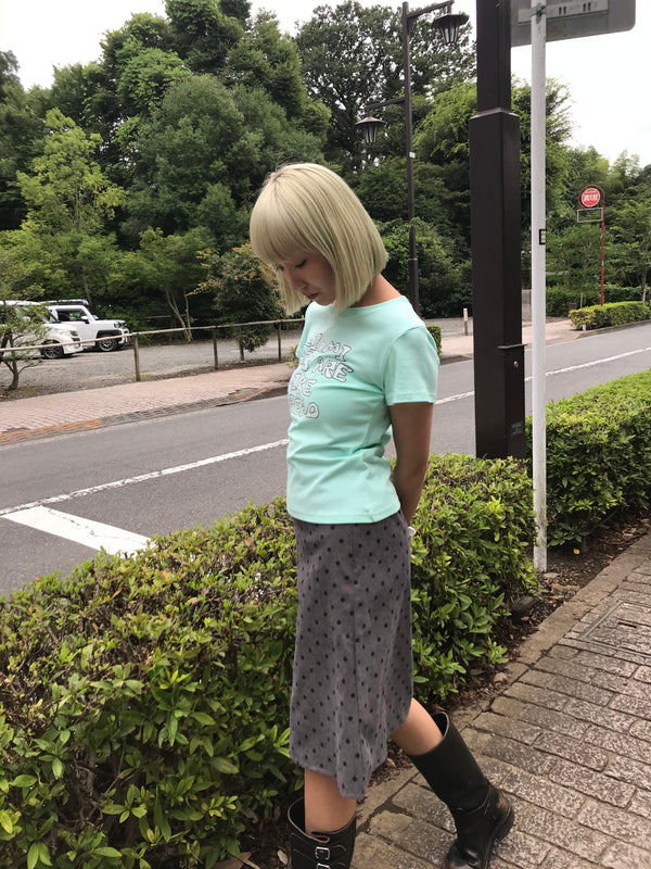 logo crop tee