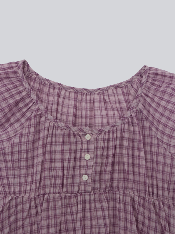 check croped blouse