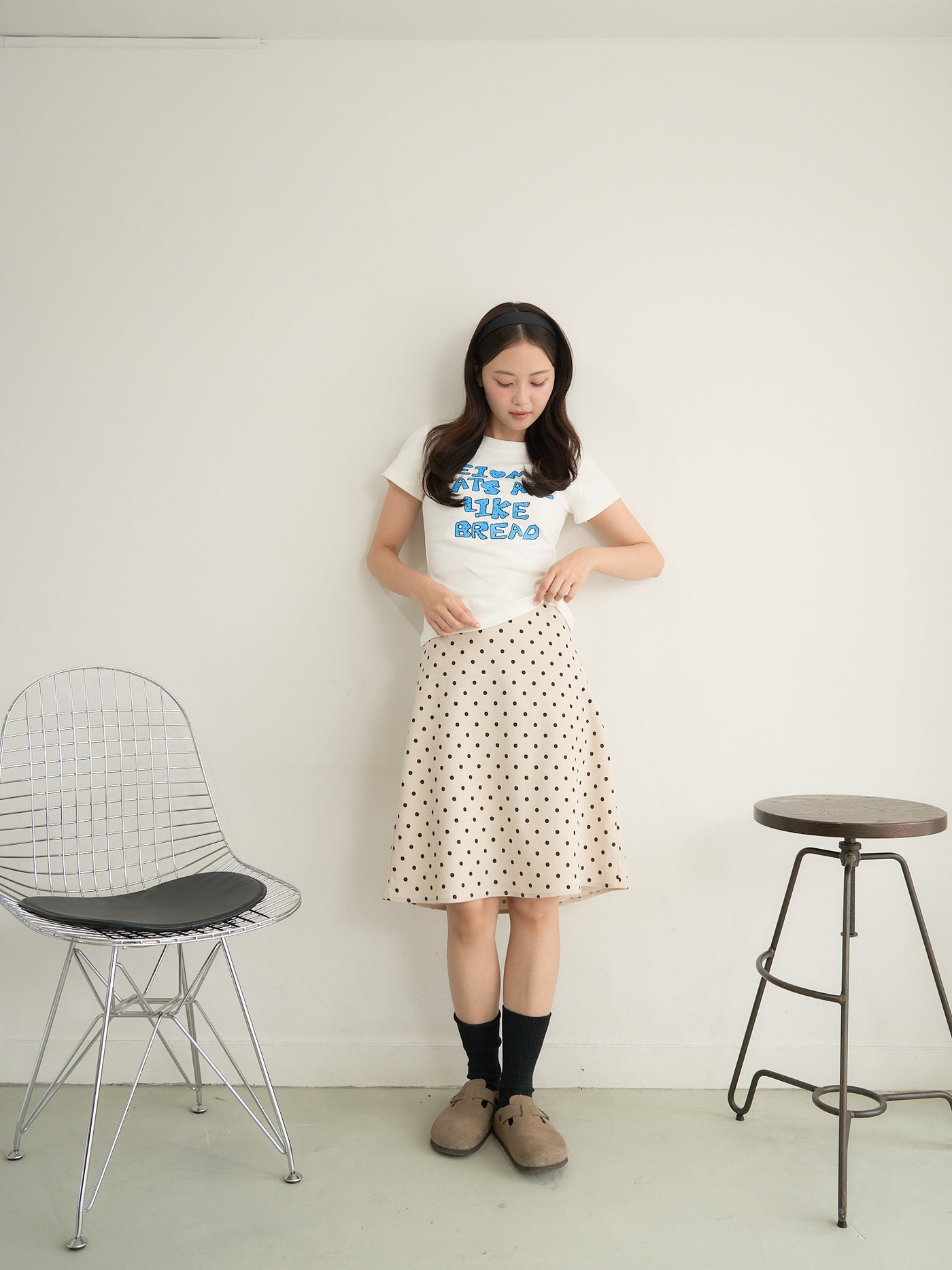 logo crop tee