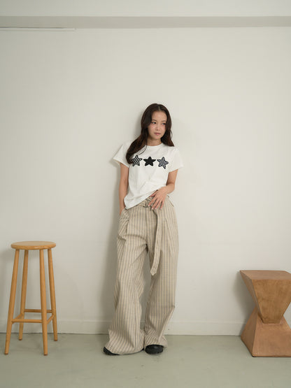 star patch tee