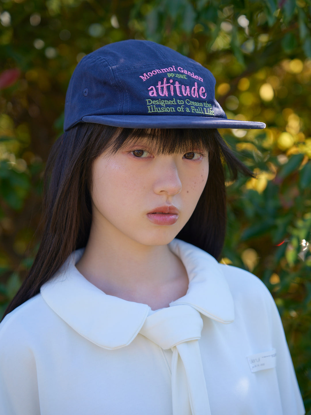 logo embroidered cap