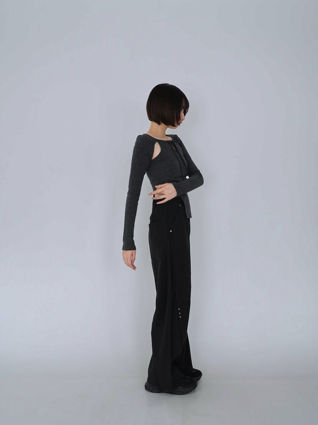 【8月29日発送予定】stitched wide pants