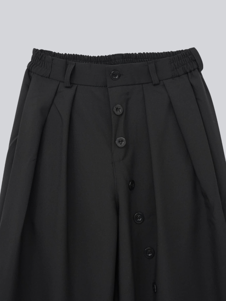 アシンメトリー ワイドパンツ 大人カジュアル レディース Uenui