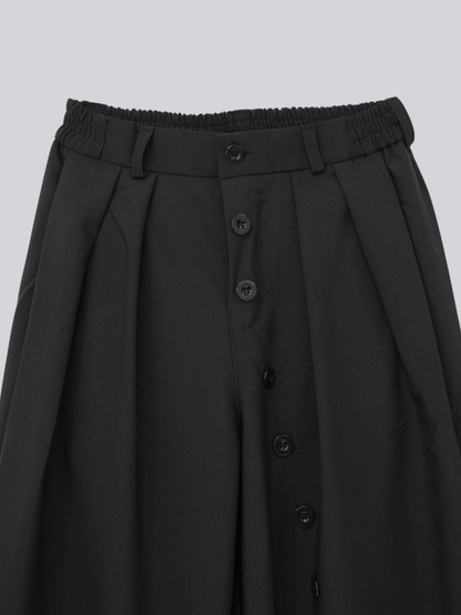 アシンメトリー ワイドパンツ 大人カジュアル レディース Uenui