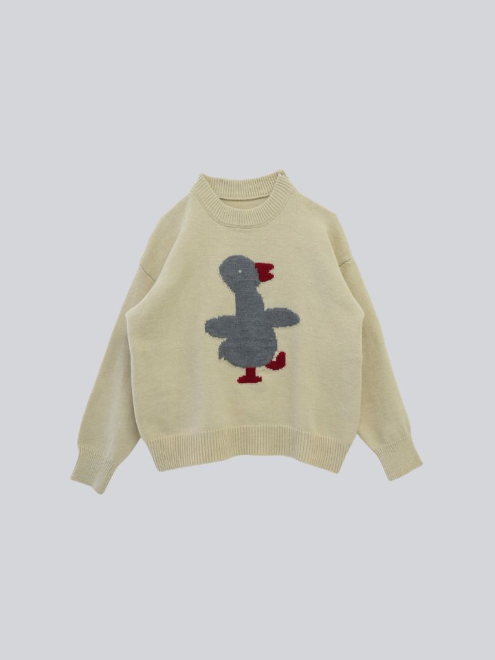 【 10月上旬発送予定 】duck knit sweater