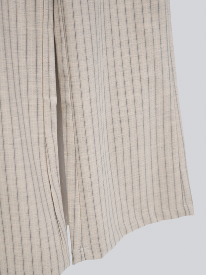 stripe wide pants